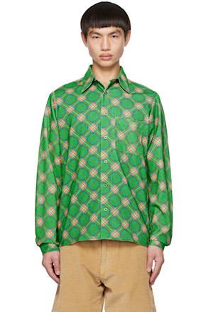 Green Plaid Shirt
