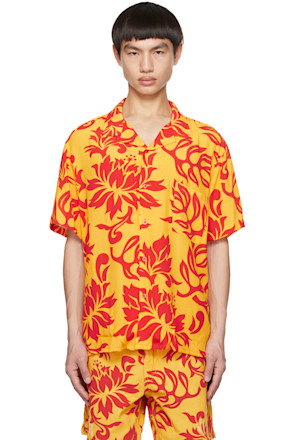 Yellow Printed Shirt