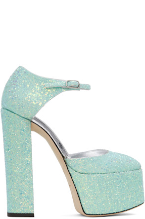 Blue Bebe Heels
