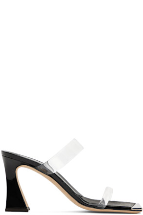 Black Flaminia 85 Heeled Sandals