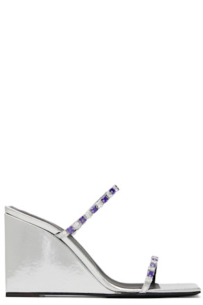 Silver Shangay Heeled Sandals