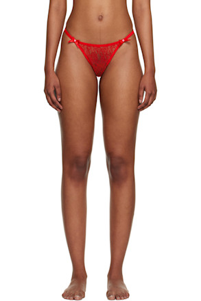 Red Lorna Thong