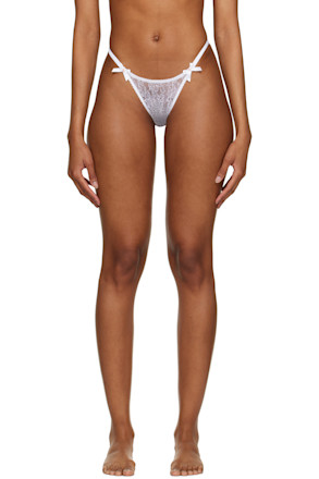 White Lorna Thong