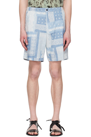 Blue Pierce Shorts