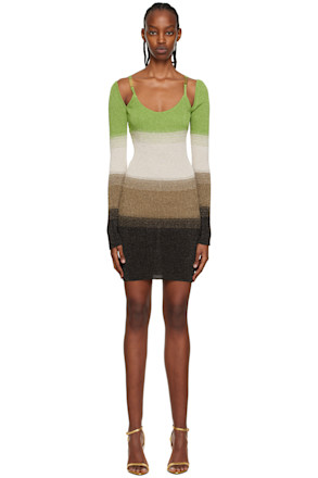 Green Degradé Minidress