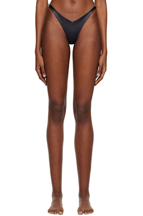 Black Clip Bikini Bottoms