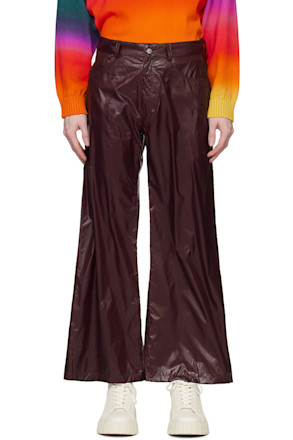 Purple Five-Pocket Trousers