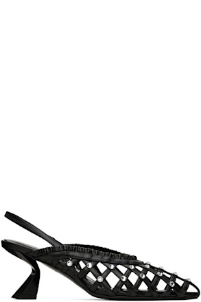 Black Slingback Heels