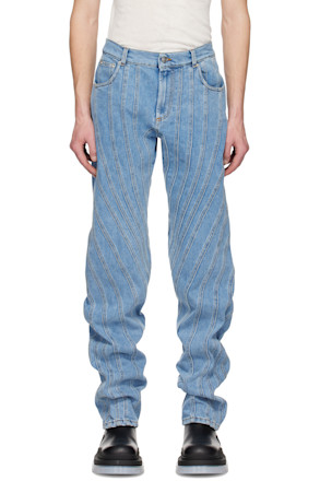 Blue Spiral Jeans