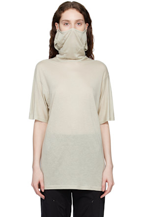 Beige 5.0+ Center T-Shirt