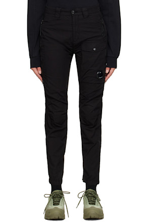 Black Five-Pocket Trousers