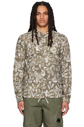 Khaki Floral Shirt