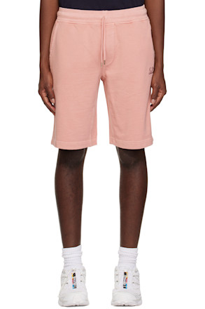 Pink Resist-Dyed Shorts