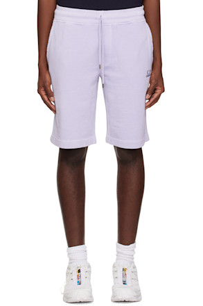 Purple Drawstring Shorts