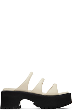 Off-White Platform Sandals