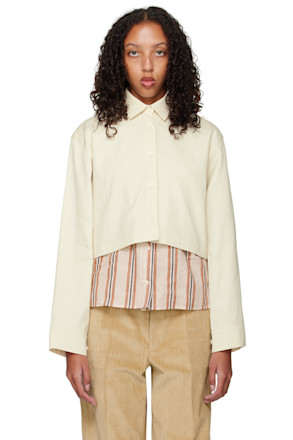 Off-White Cropped Shirt