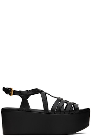 Black Sierra Heeled Sandals