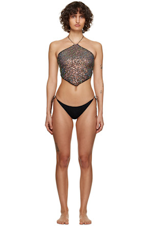Black Lumière Bikini Bottoms