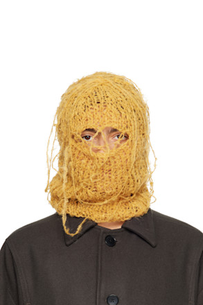 Yellow Loose Thread Balaclava