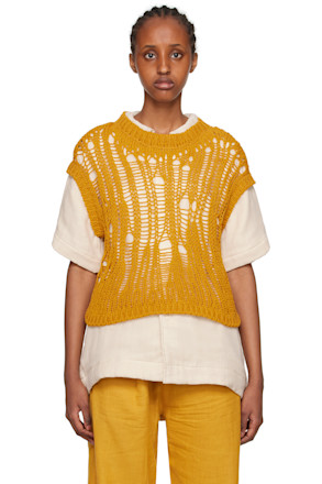 Yellow Laddering Vest