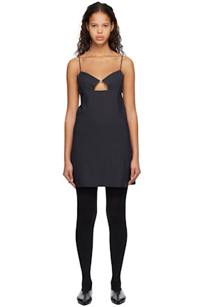 Navy Cutout Minidress