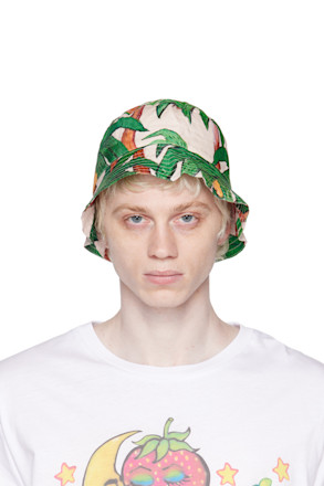 Off-White Floral Bucket Hat