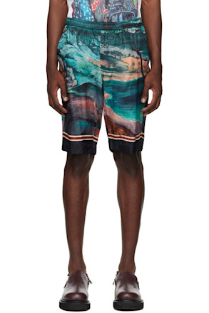 Multicolor Dua Winter Shorts