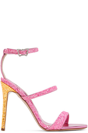 Pink Rosalind Heeled Sandals
