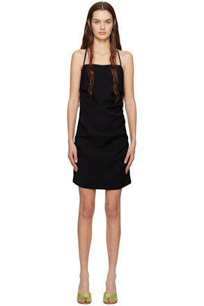 Black Criss-Crossing Minidress