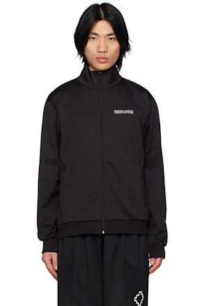 Black Tempera Cross Jacket