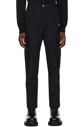 Black Cross Cargo Pants