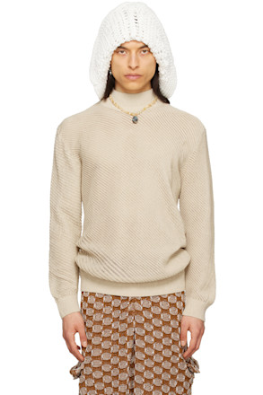 SSENSE Exclusive Beige Sweater