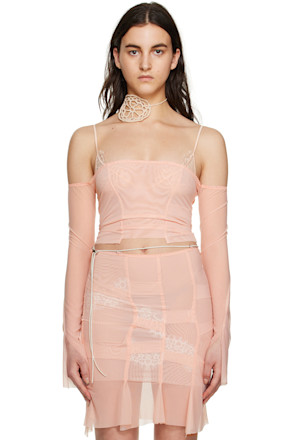 SSENSE Exclusive Pink Long Sleeve T-Shirt