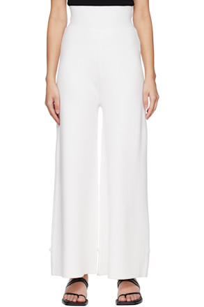 White High Waist Lounge Pants