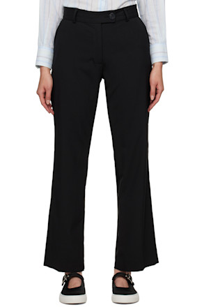 Black Button Trousers