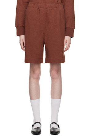 Brown Drawstring Shorts