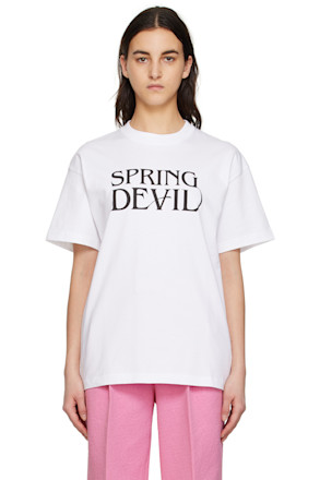 White 'Spring Devil' T-Shirt