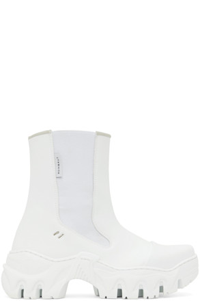 White Boccaccio II Chelsea Boots