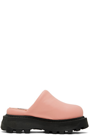 Pink Grip Bubble Clogs