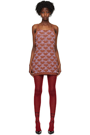 Brown Heart Minidress