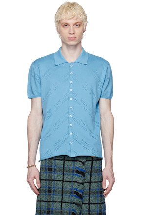 Blue 'Live Laugh Love' Shirt