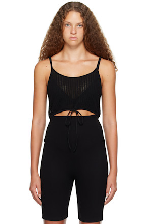 Black Jasmine Tank Top