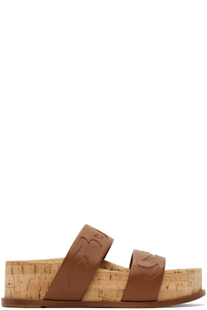 Tan Flame Striker Sandals