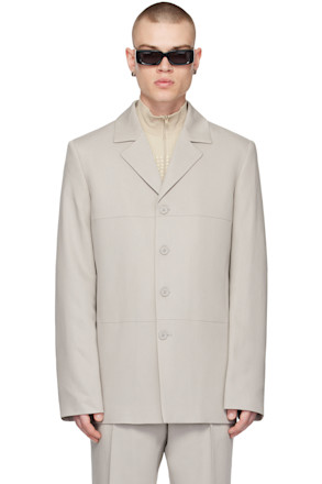 Taupe Tailored Blazer