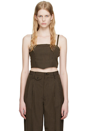 Brown Maria Tank Top