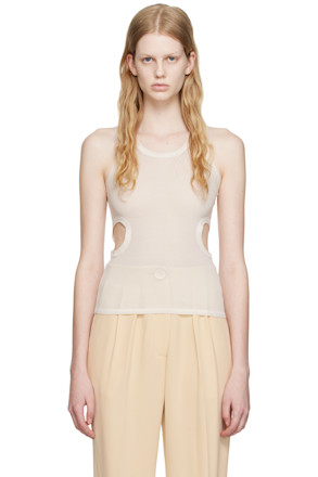 White David Tank Top