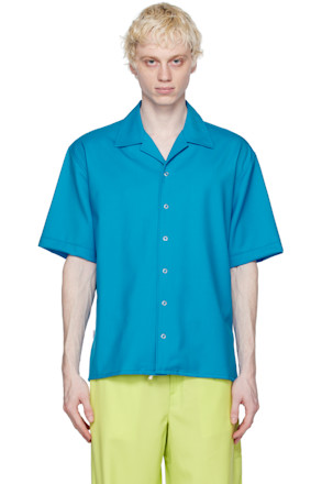 Blue Vented Shirt