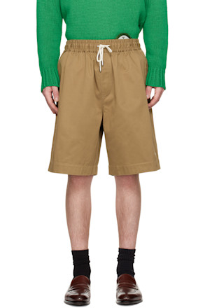 Khaki Oversized Shorts