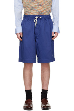 Blue Oversized Shorts