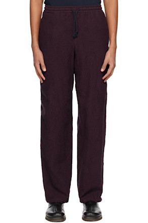 Burgundy Track Trousers